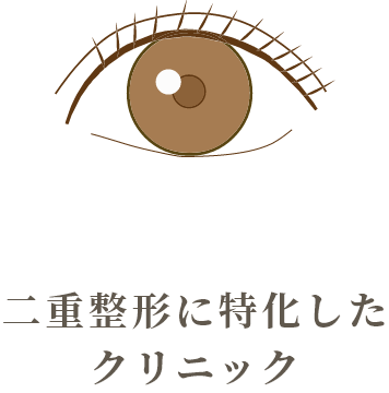 二重整形に特化したクリニック