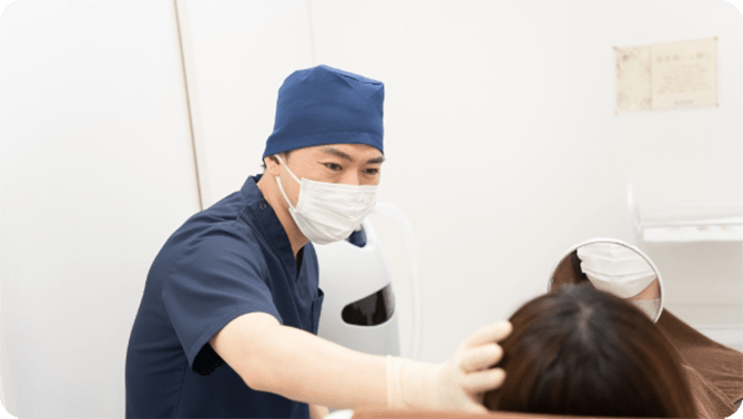 経験豊富なスタッフによる施術