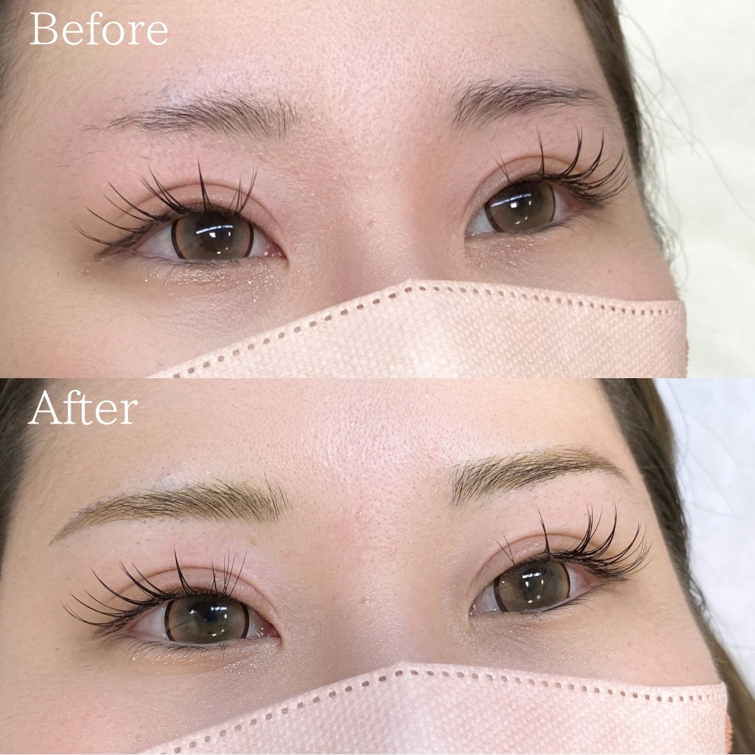 30代　女性　眉アート